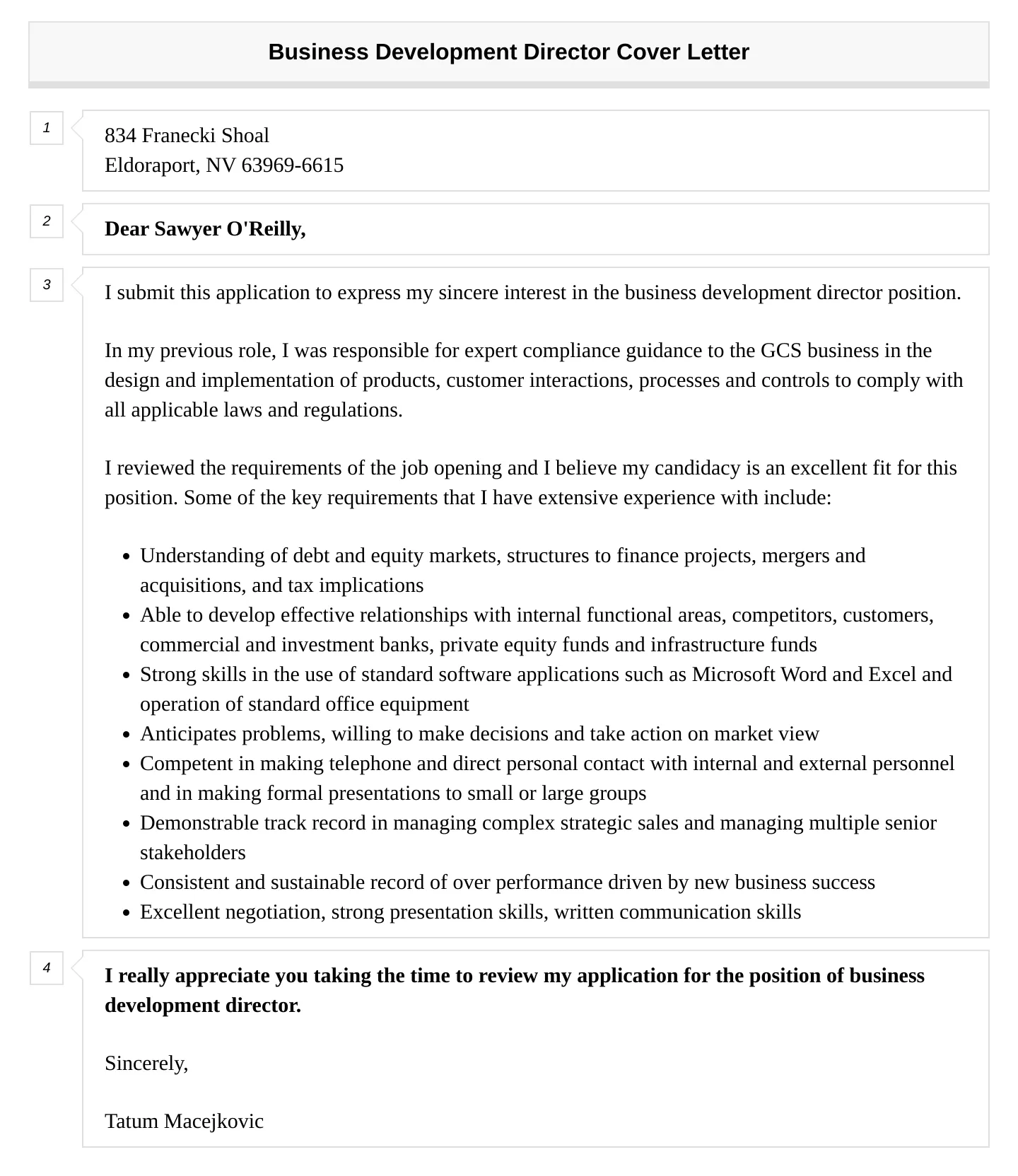 43502 tailoring cover letter