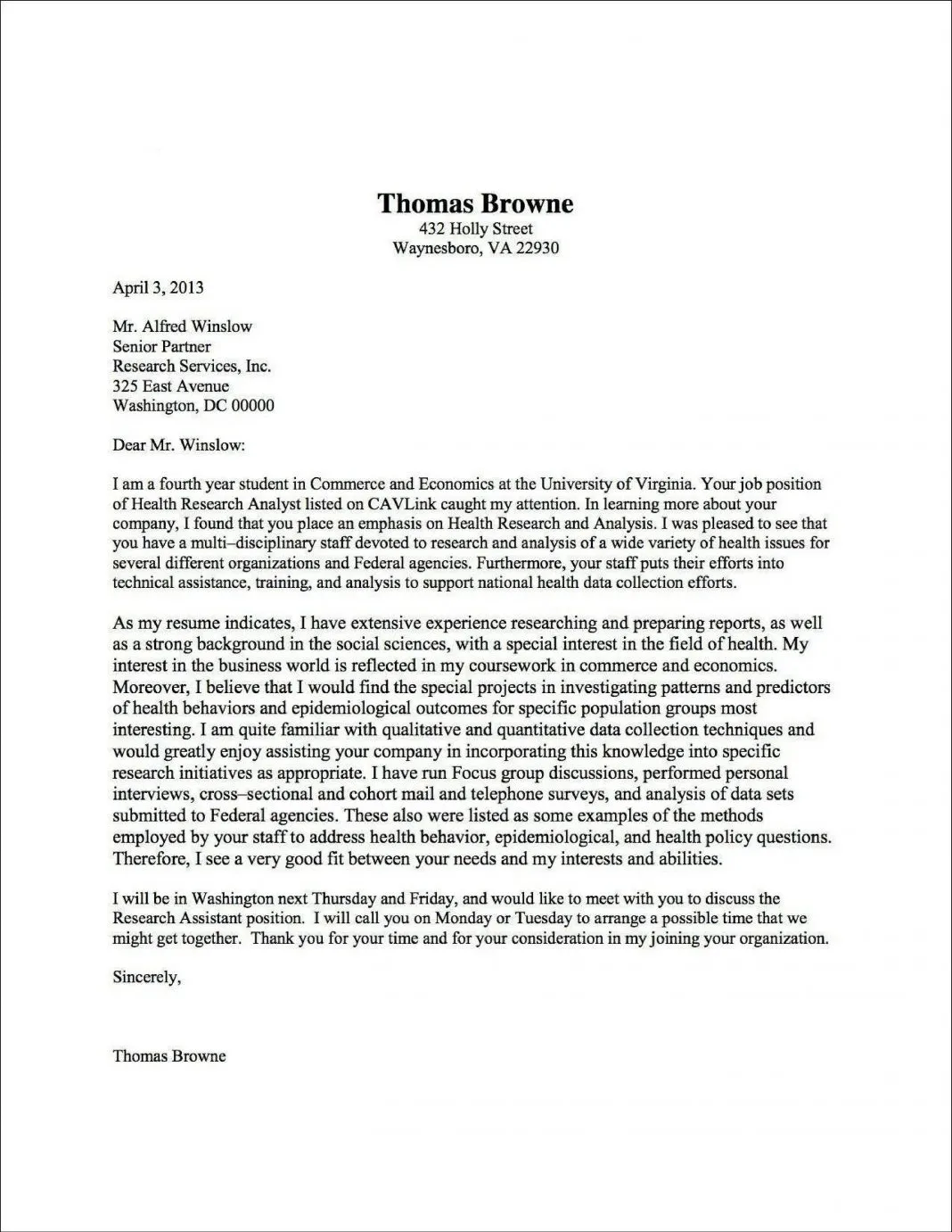 43504 tailor cover letter