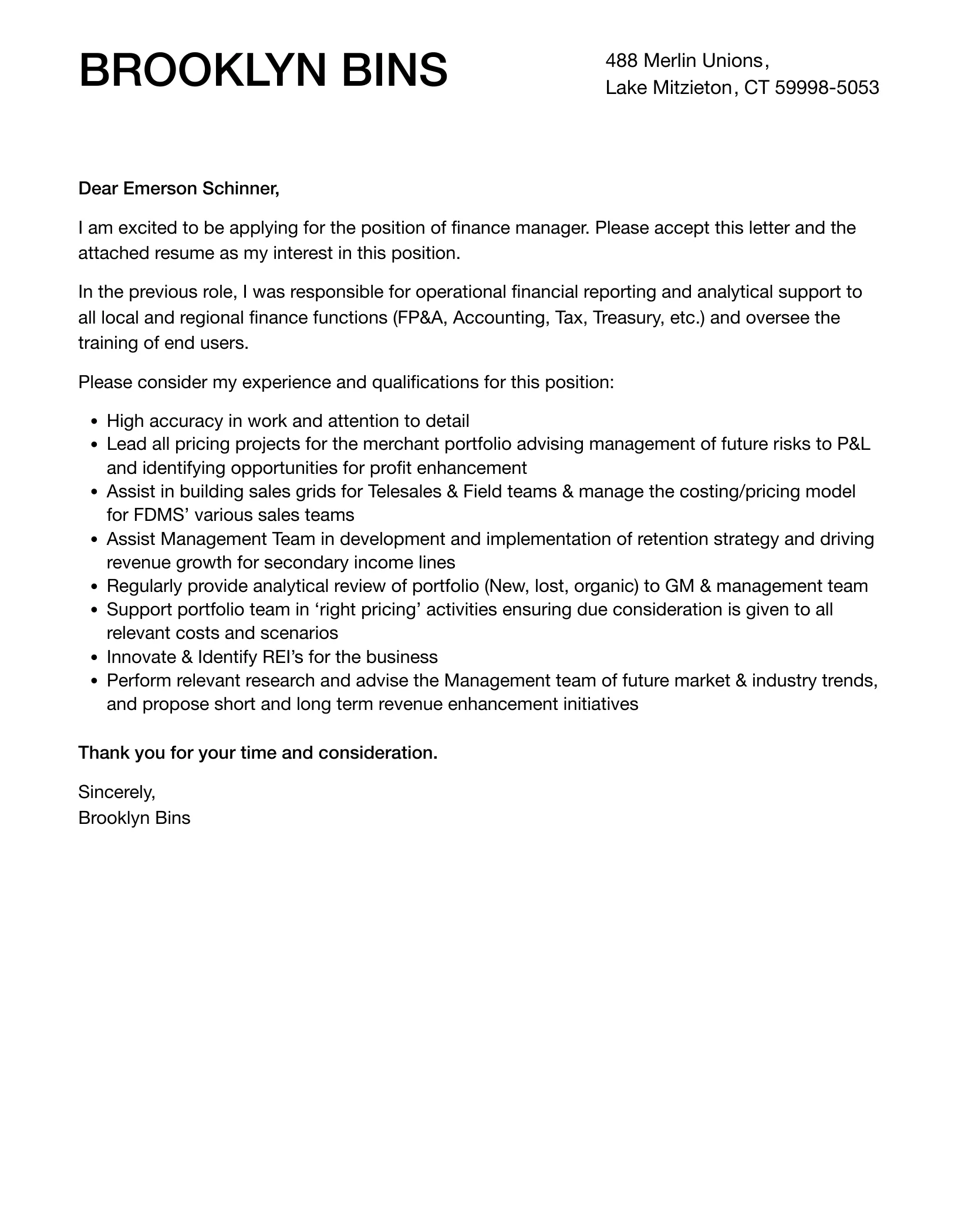 43505 budgeting expertise