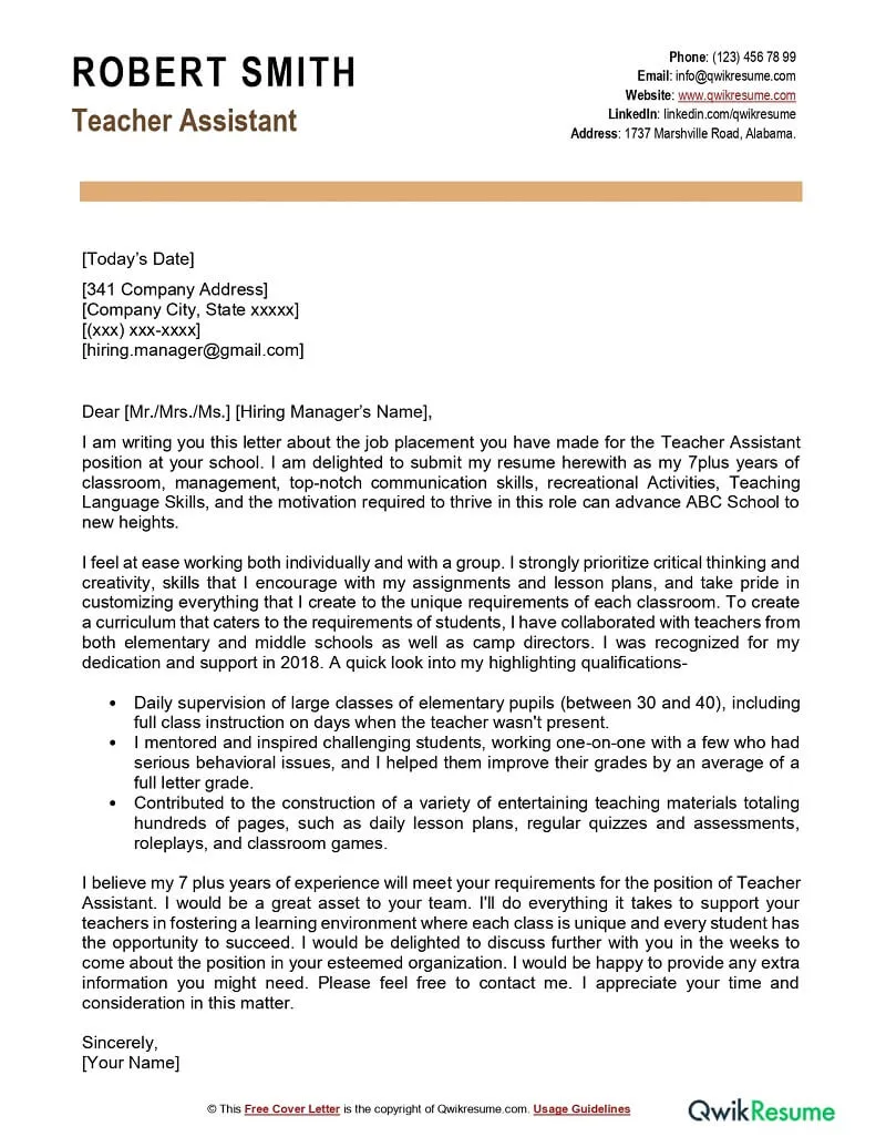 43527 teacher assistant enthusiasm