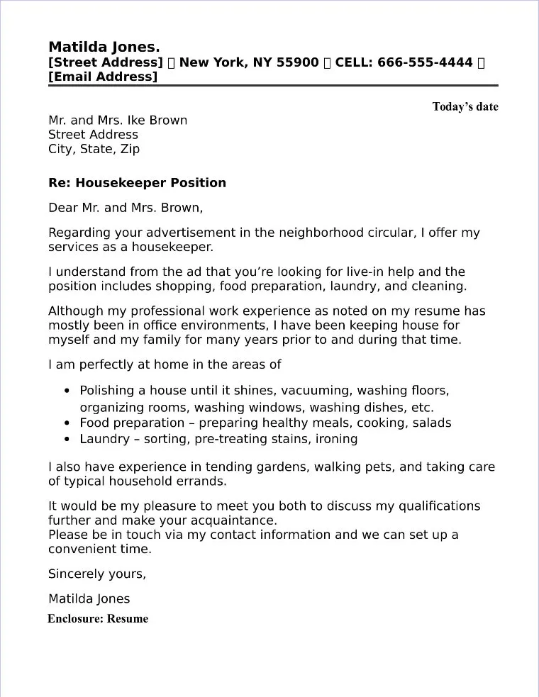 43536 professional cover letter