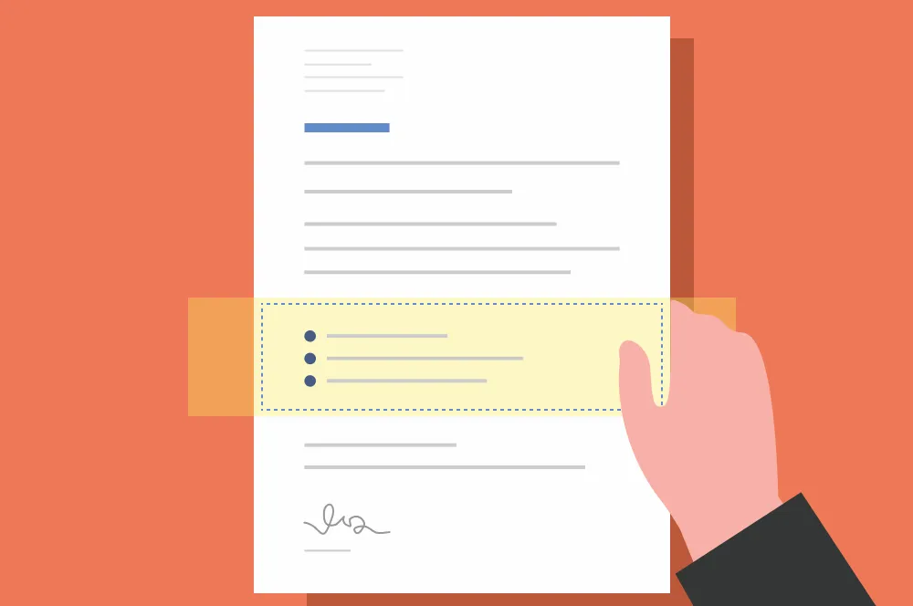 43540 cover letter structure