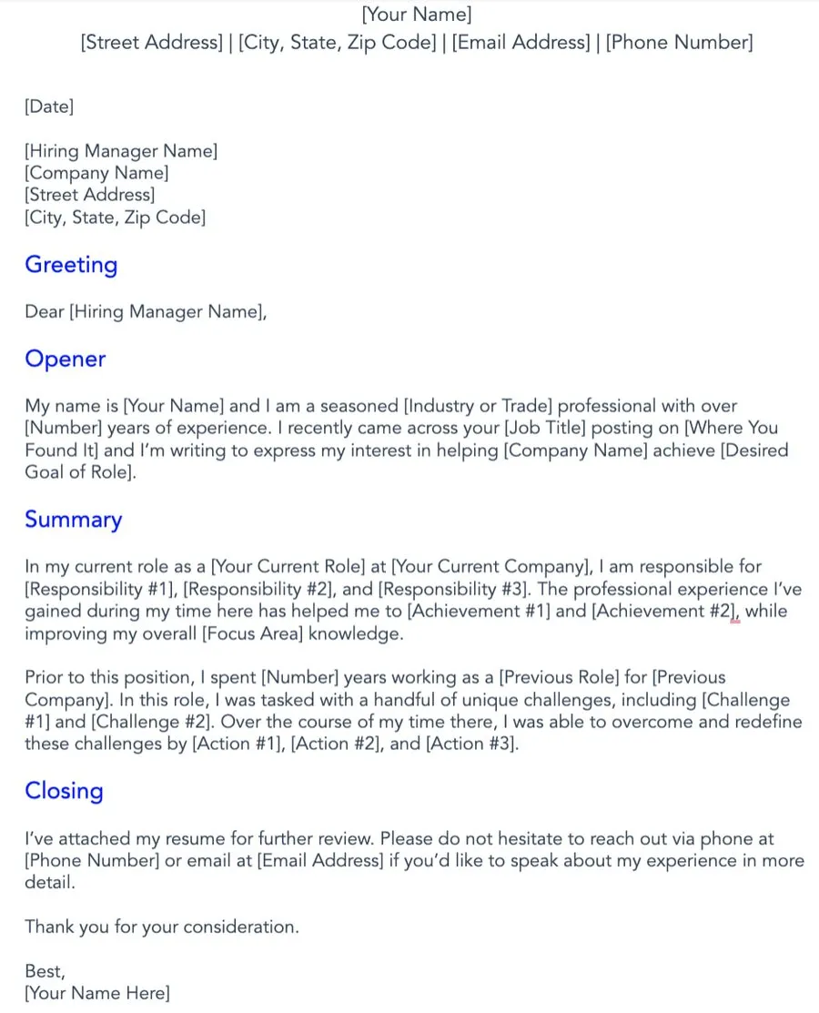 43546 cover letter proofreading