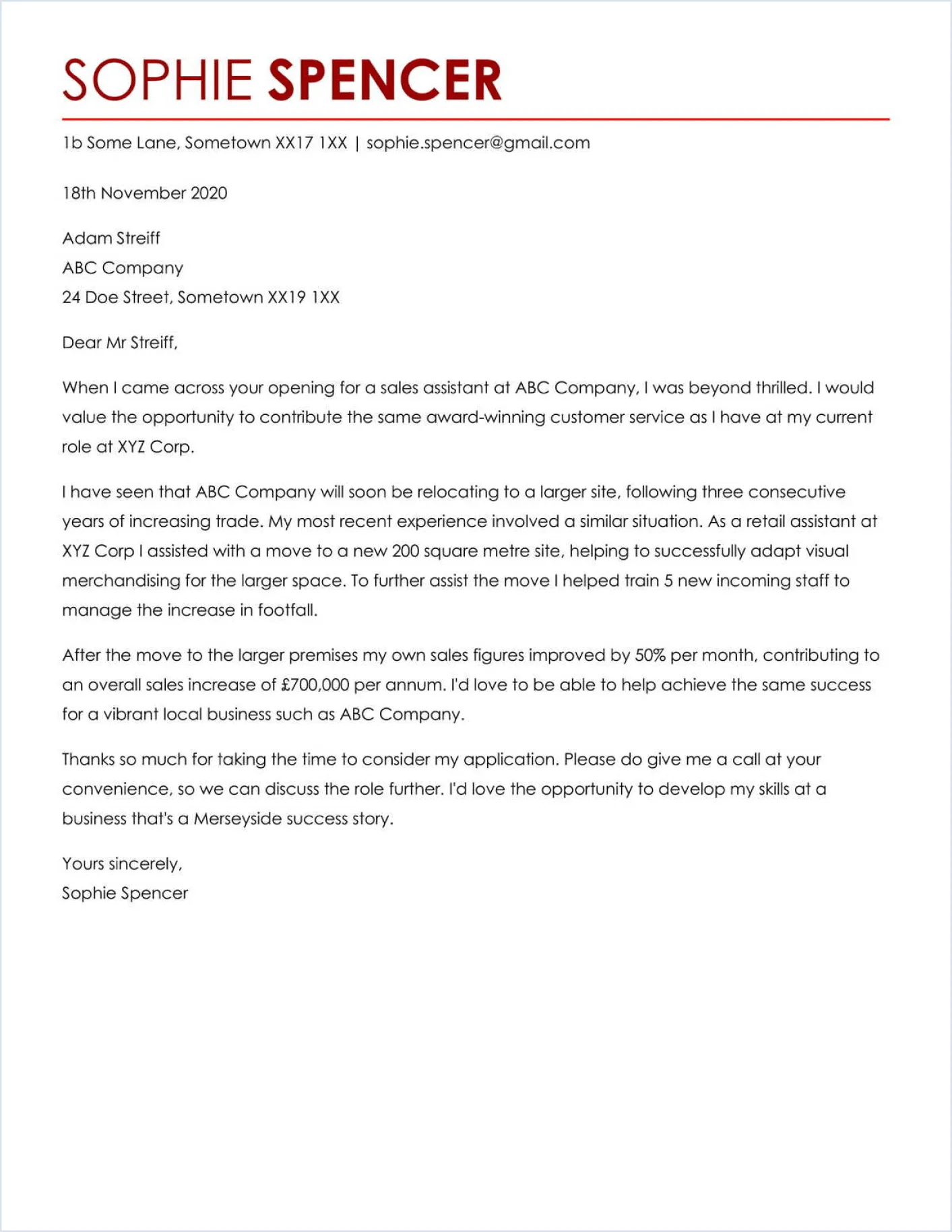 43546 software engineer cover letter