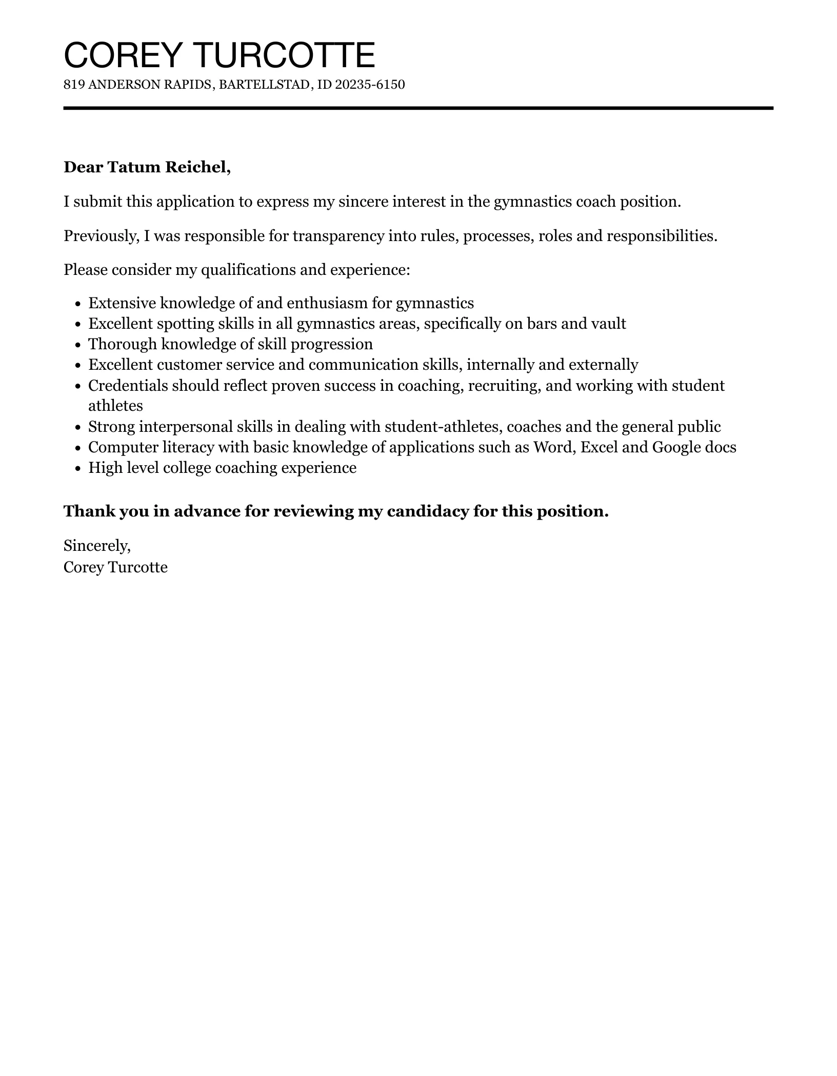 43552 gymnastics coach cover letter image 5