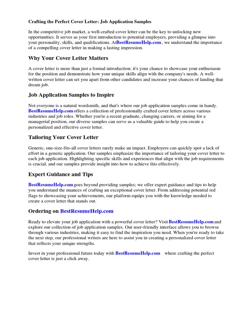 43557 cover letter writing