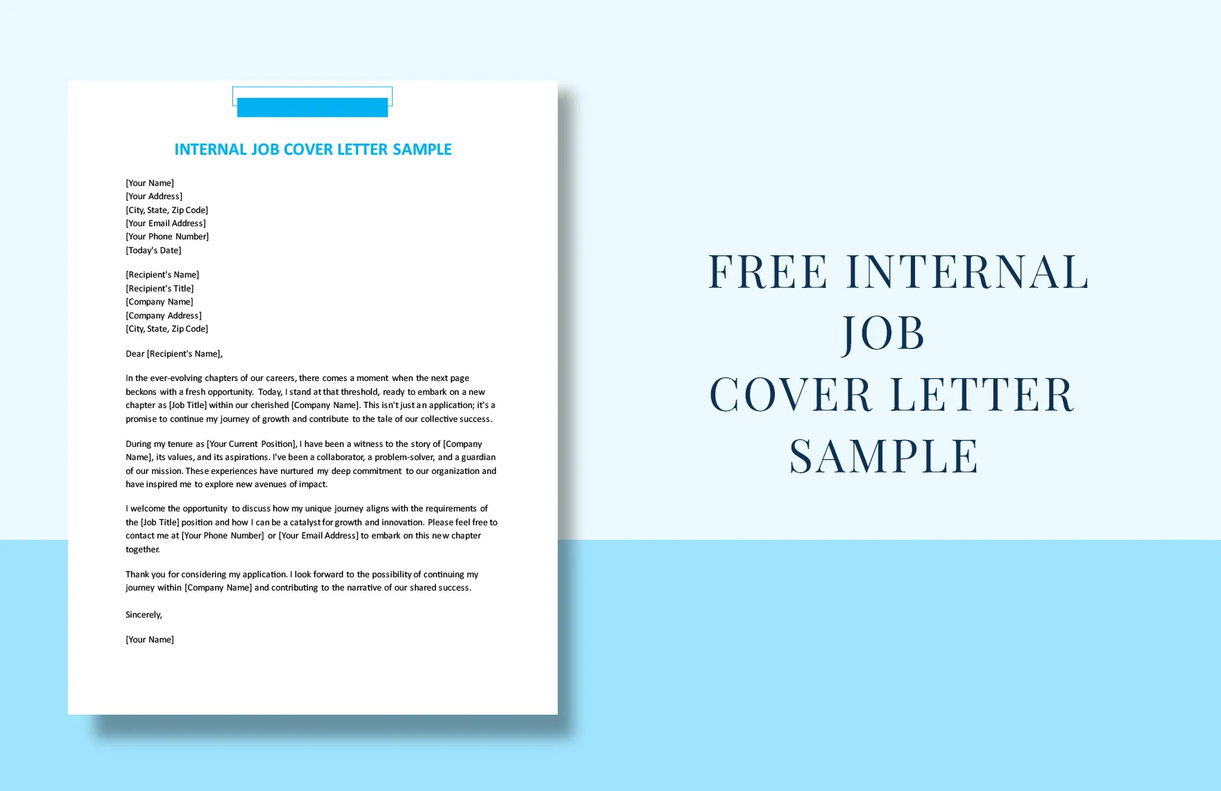 43564 cover letter tips internal