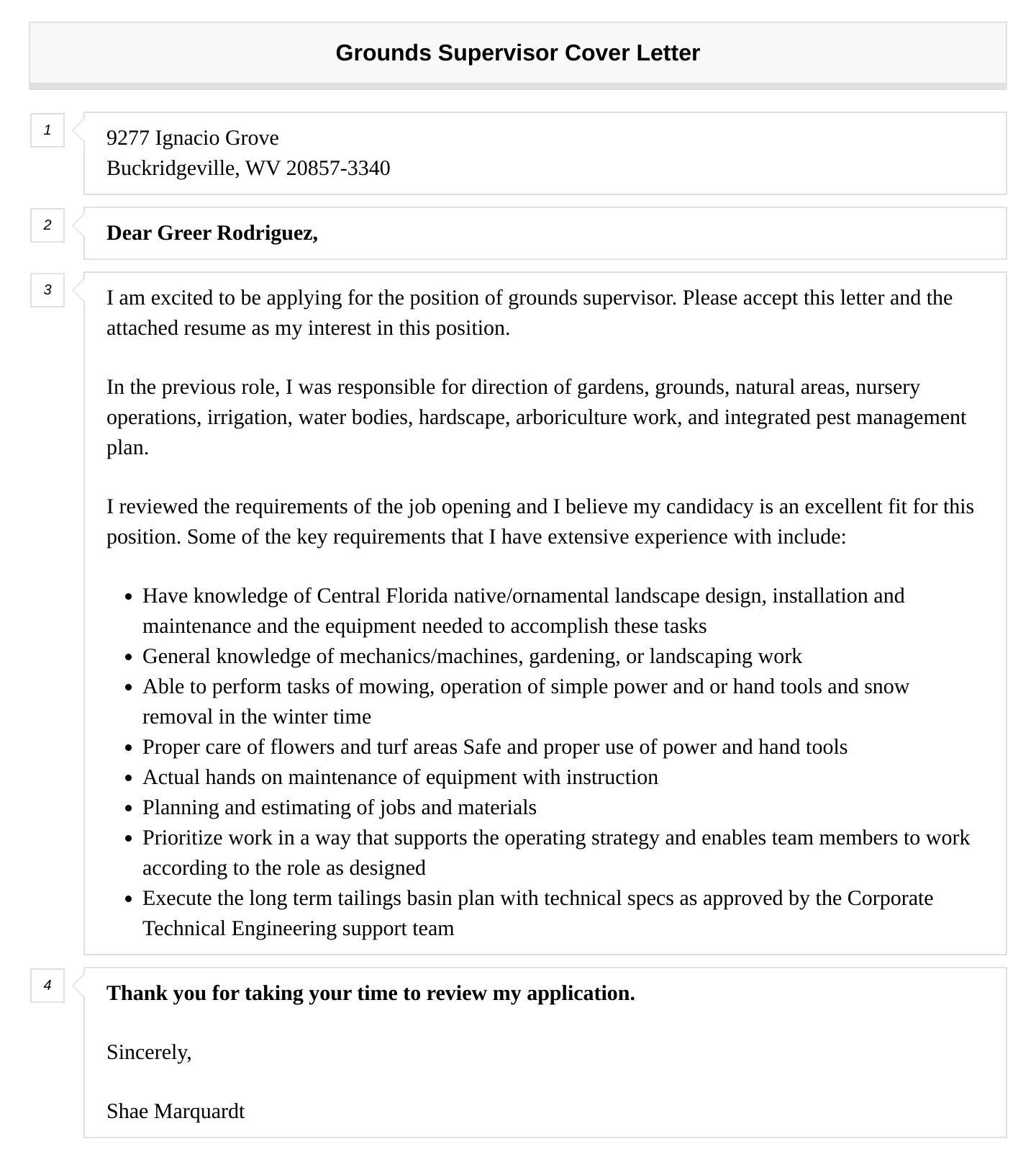 43567 groundskeeper physical work