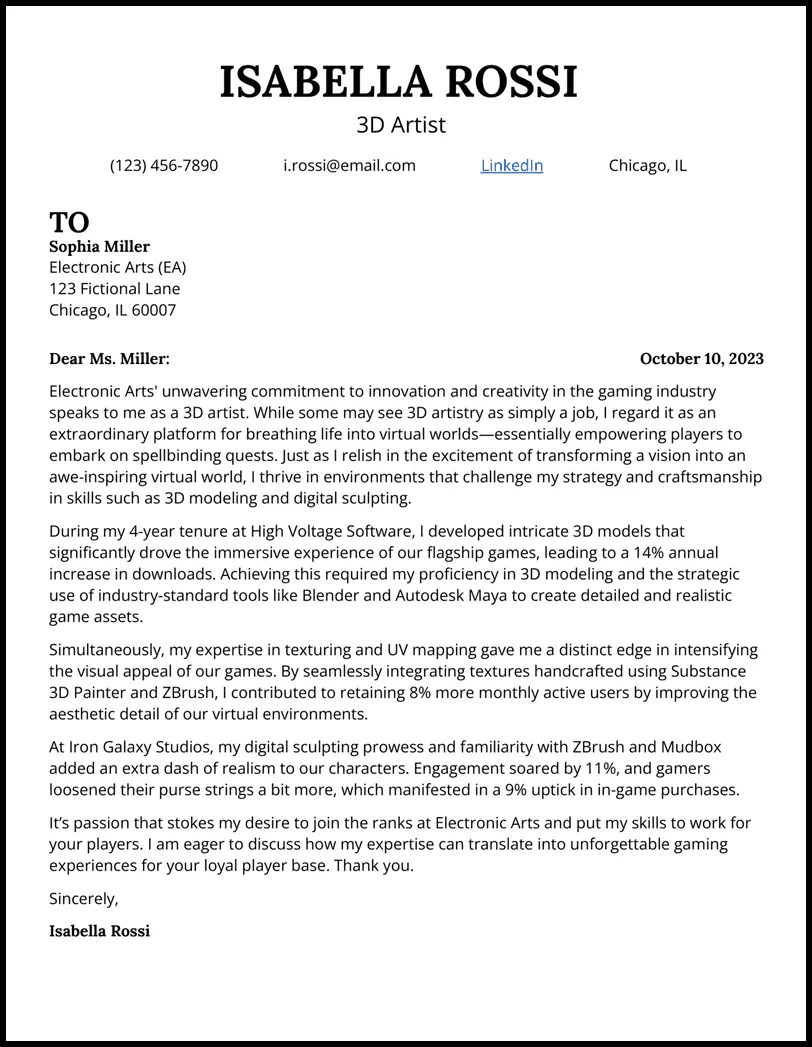 43569 cover letter vs portfolio