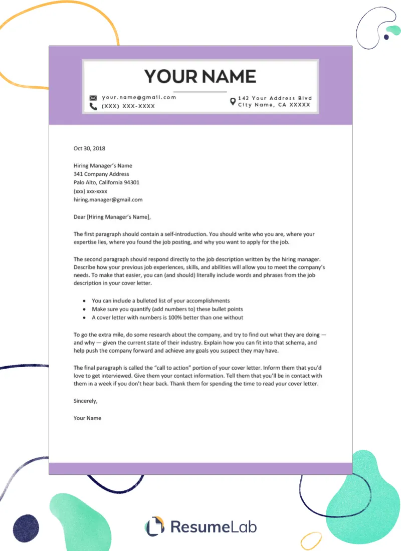 43579 cover letter template download