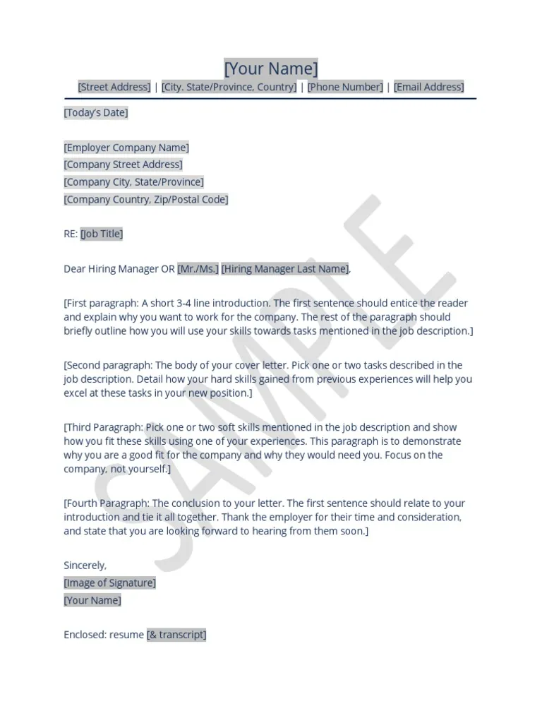 43597 cover letter sample success