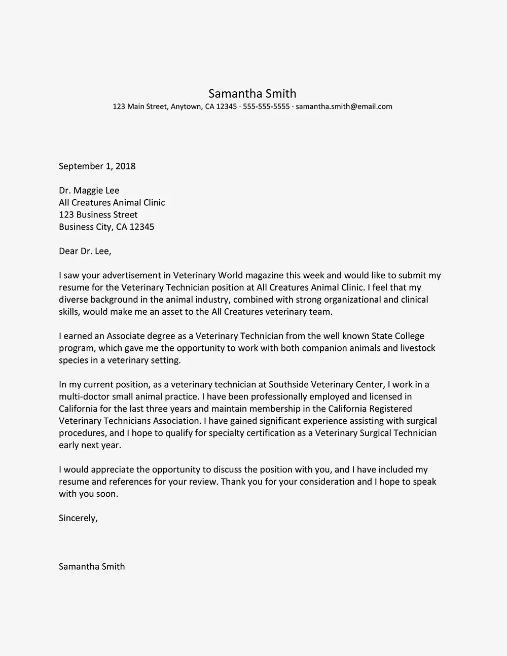 43598 vet tech achievements