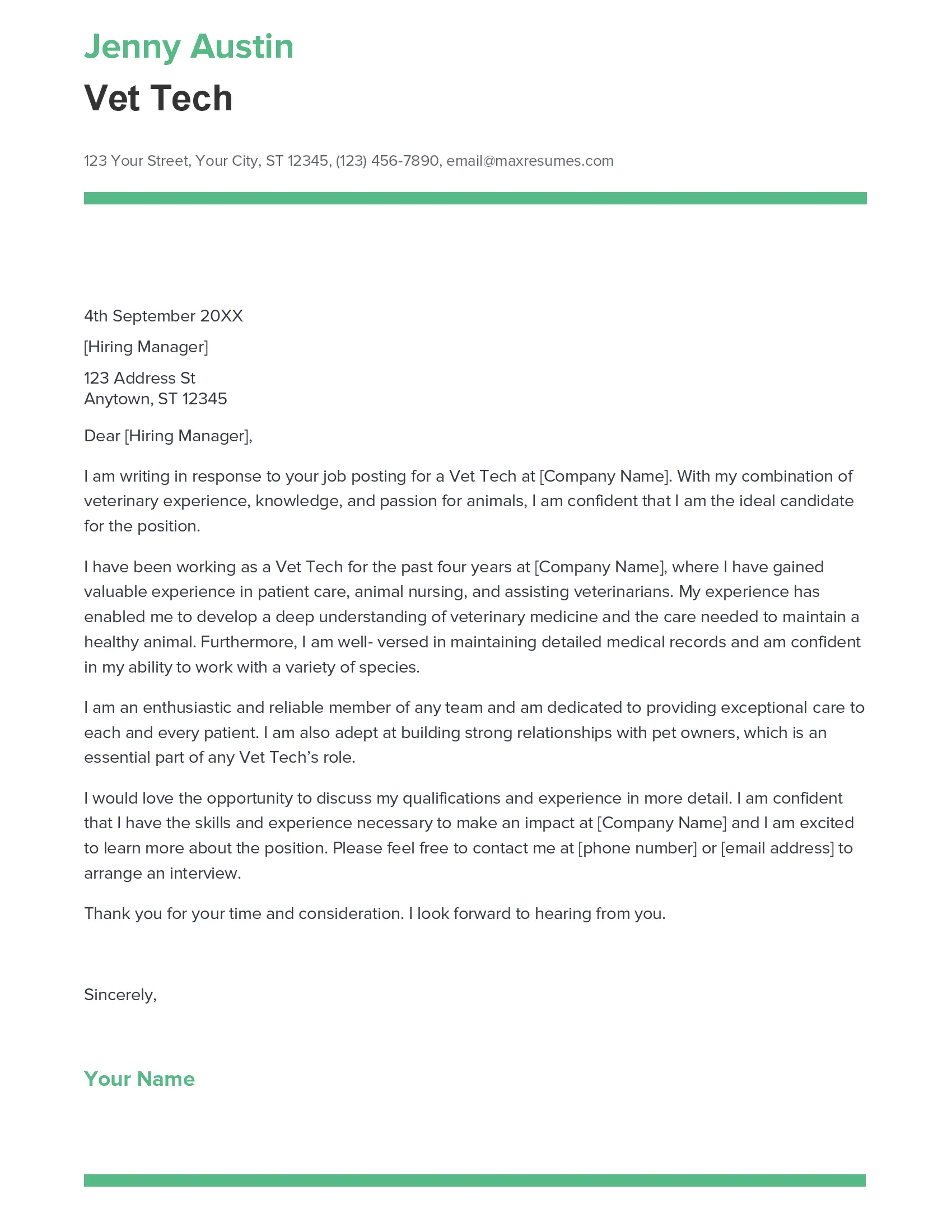 43598 vet tech interview