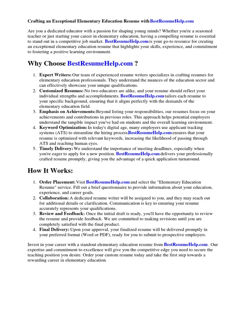 43607 elementary teacher cover letter