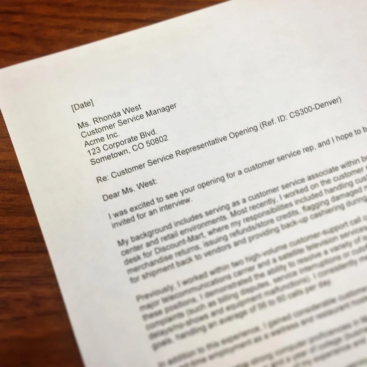 43608 cover letter closing