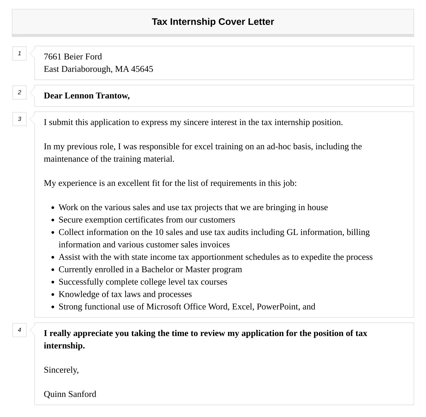 43612 tax internship skills