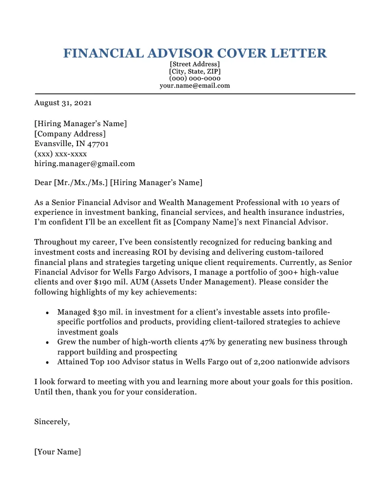 43618 cover letter header