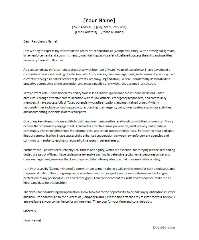 43635 civil air patrol cover letter