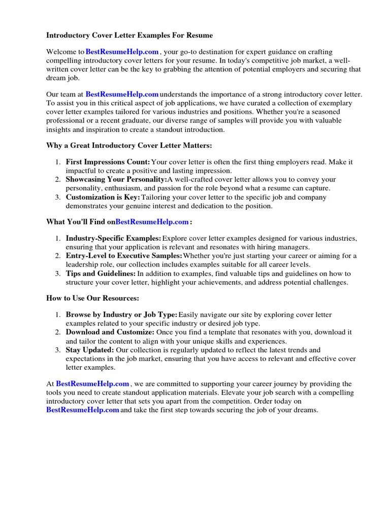 43637 cover letter concise