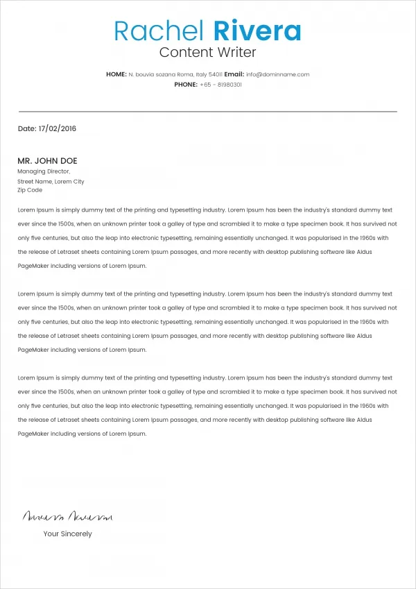 43647 cover letter header